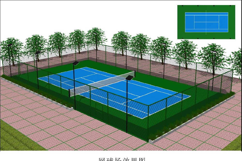 揚州學校硅pu羽毛球場